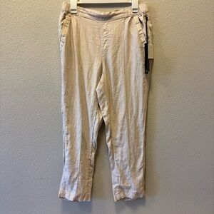 Womens 100% Linen Pants NWT